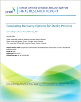 Cover of Comparing Recovery Options for Stroke Patients