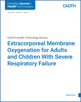 Cover of Extracorporeal Membrane Oxygenation for Adults and Children With Severe Respiratory Failure