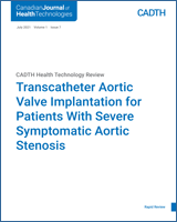Cover of Transcatheter Aortic Valve Implantation for Patients With Severe Symptomatic Aortic Stenosis