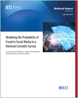 Cover of Modeling the Probability of Fraud in Social Media in a National Cannabis Survey