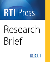 Cover of RTI Press Research Brief