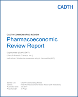 Cover of Pharmacoeconomic Review Report: Dupilumab (Dupixent)
