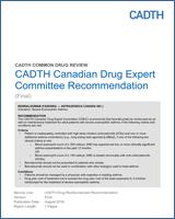 Cadth Canadian Drug Expert Committee Recommendation Benralizumab Fasenra Astrazeneca Canada Inc Ncbi Bookshelf