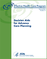 Cover of Decision Aids for Advance Care Planning
