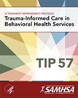 Cover of Trauma-Informed Care in Behavioral Health Services