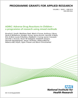Cover of Keeping Children Safe: a multicentre programme of research to increase the evidence base for preventing unintentional injuries in the home in the under-fives
