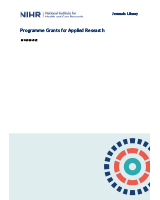 Cover of Improving sexual health through partner notification: the LUSTRUM mixed-methods research Programme including RCT of accelerated partner therapy