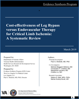 Cover of Cost-effectiveness of Leg Bypass versus Endovascular Therapy for Critical Limb Ischemia: A Systematic Review