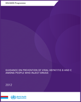 Cover of Guidance on Prevention of Viral Hepatitis B and C Among People Who Inject Drugs