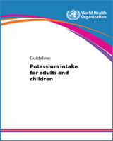 Cover of Guideline: Potassium Intake for Adults and Children