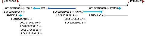 Genomic Context describing neighboring genes