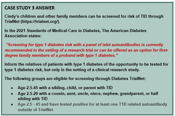 case study with diabetes